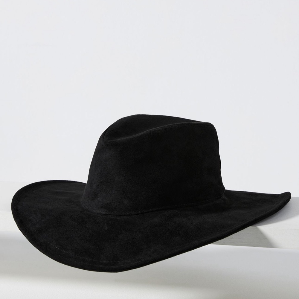 NWT San Diego Hat Company suede Fedora Anthropologie